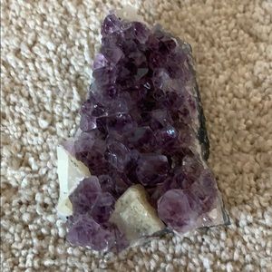 Beautiful amethyst with calcite